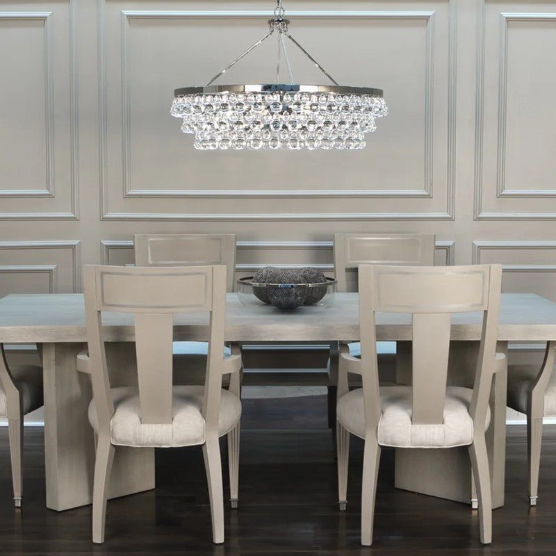 Anqeer Waterdrop Round Chandelier 35" - fovolighting