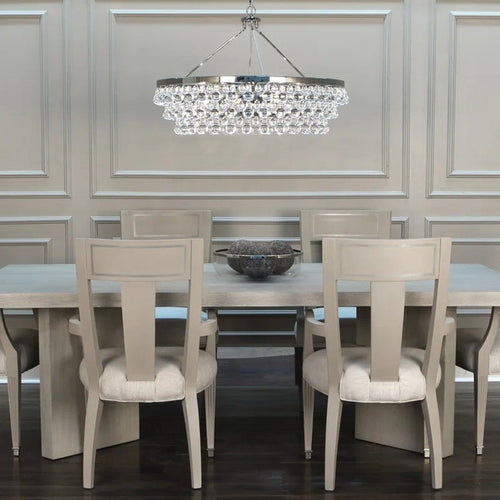Anqeer Waterdrop Round Chandelier 35" - fovolighting
