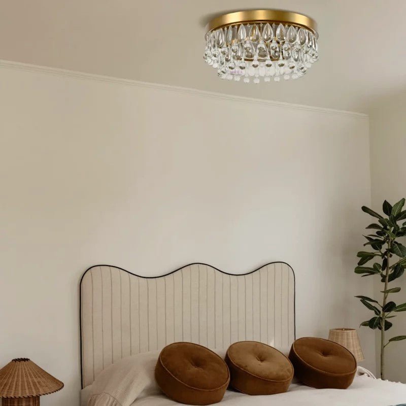 Anqeer Waterdrop Round Flushmount 15" - fovolighting