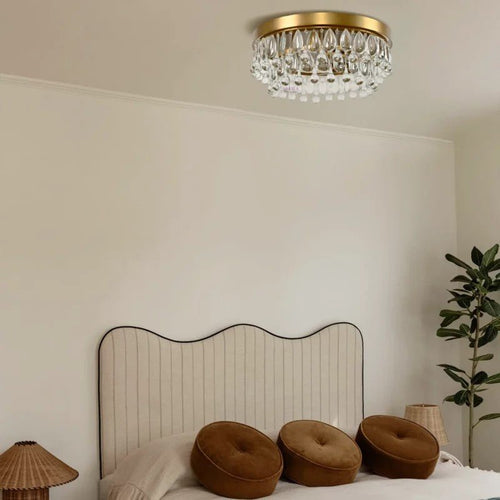 Anqeer Waterdrop Round Flushmount 15" - fovolighting