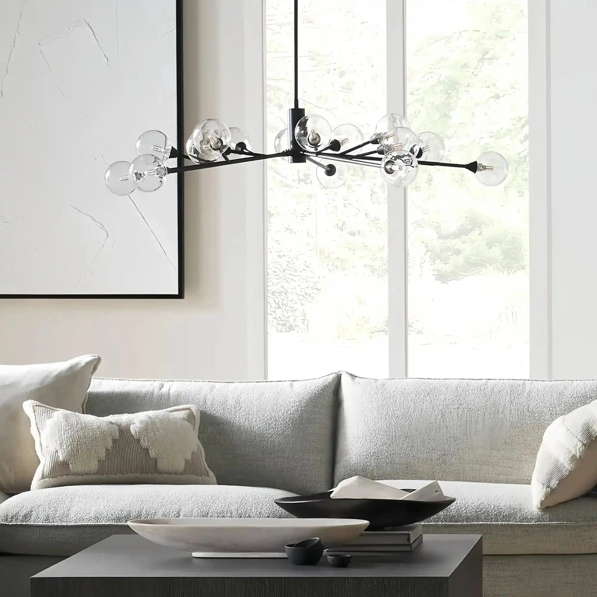 Apollo Round Chandelier 36" 47" 59" - fovolighting