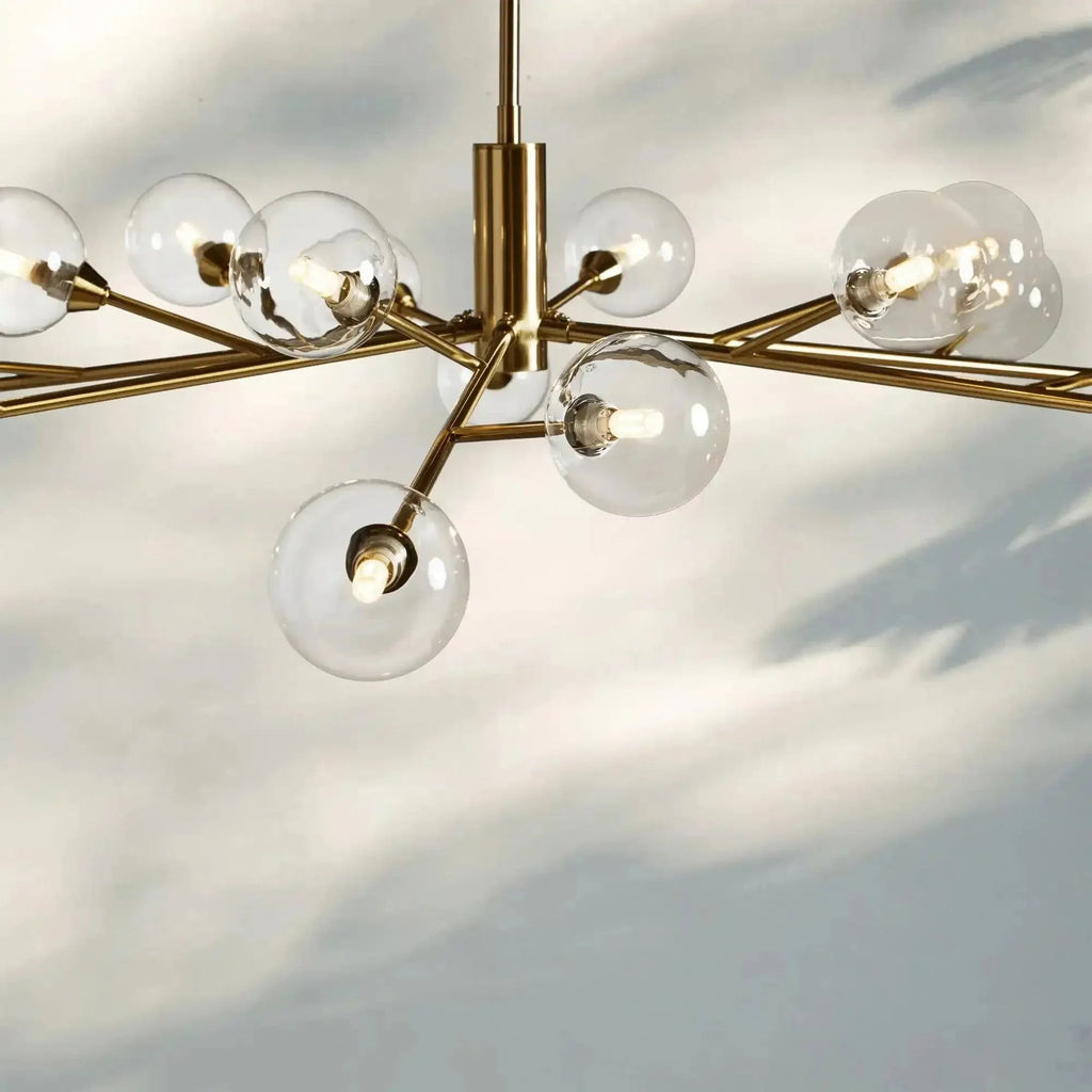 Apollo Round Chandelier 36" 47" 59" - fovolighting