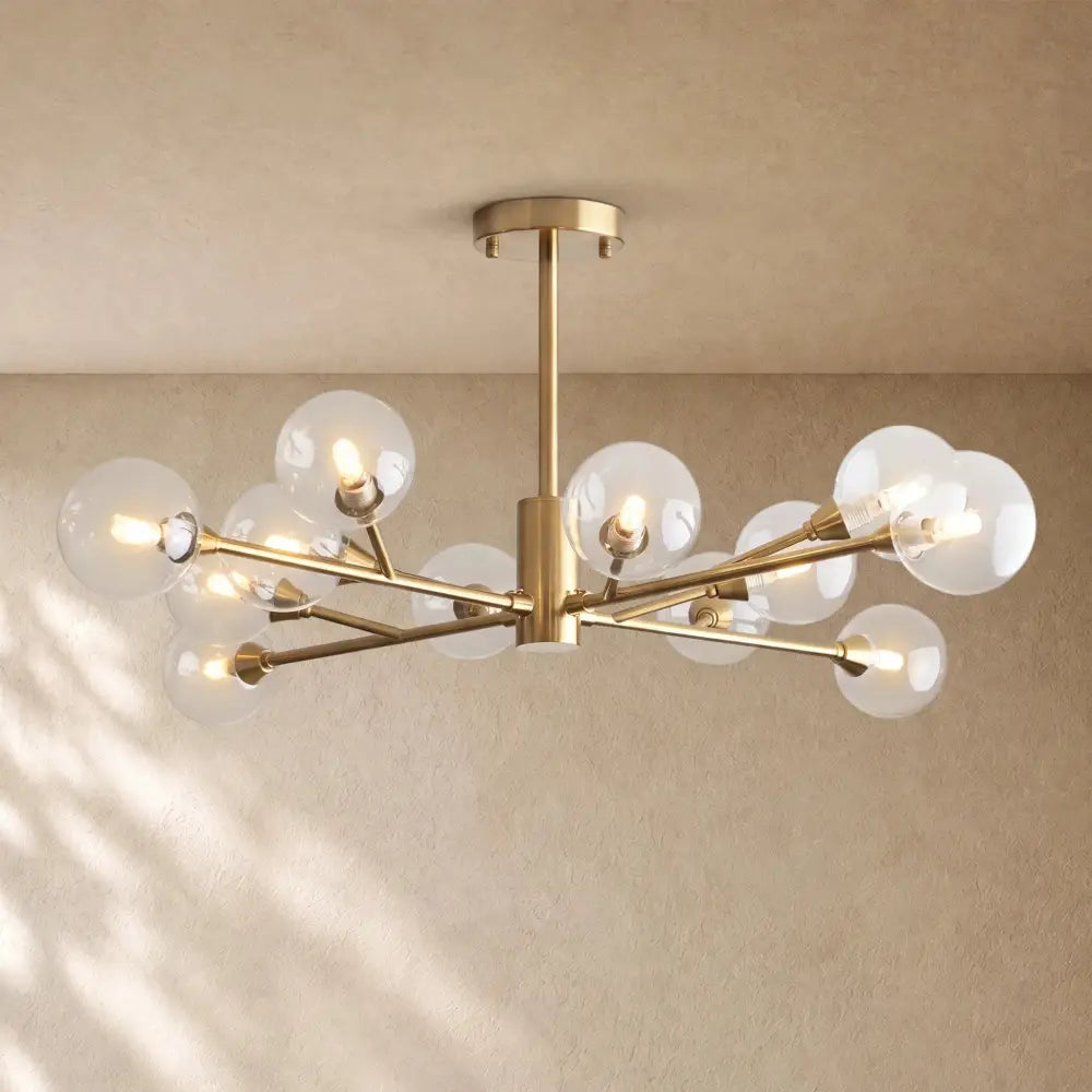 Apollos Flush Mount - 36’’ / Brass
