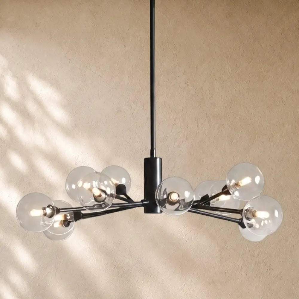 Apollos Round Chandelier - 36’’ / Bronze