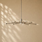 Apollos Round Chandelier - 47’’ / Nickel