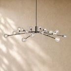 Apollos Round Chandelier - 59’’ / Bronze