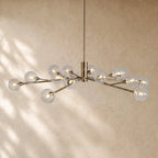 Apollos Round Chandelier - 59’’ / Nickel