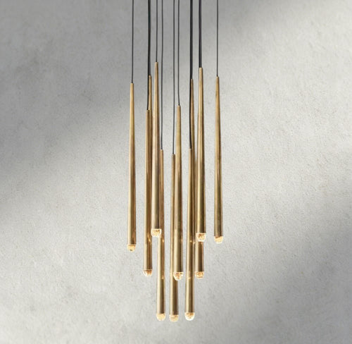 Aqaitaiva Round Chandelier 18", 24", 30", 48" - fovolighting