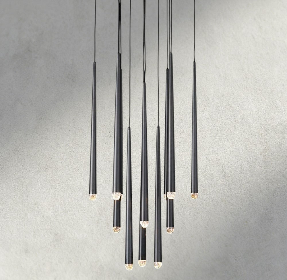Aqaitaiva Round Chandelier 18", 24", 30", 48" - fovolighting