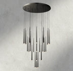 Aqaitaiva Round Chandelier 18", 24", 30", 48" - fovolighting