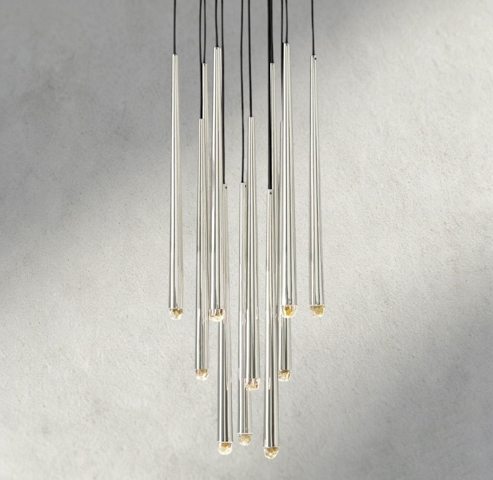 Aqaitaiva Round Chandelier 18", 24", 30", 48" - fovolighting