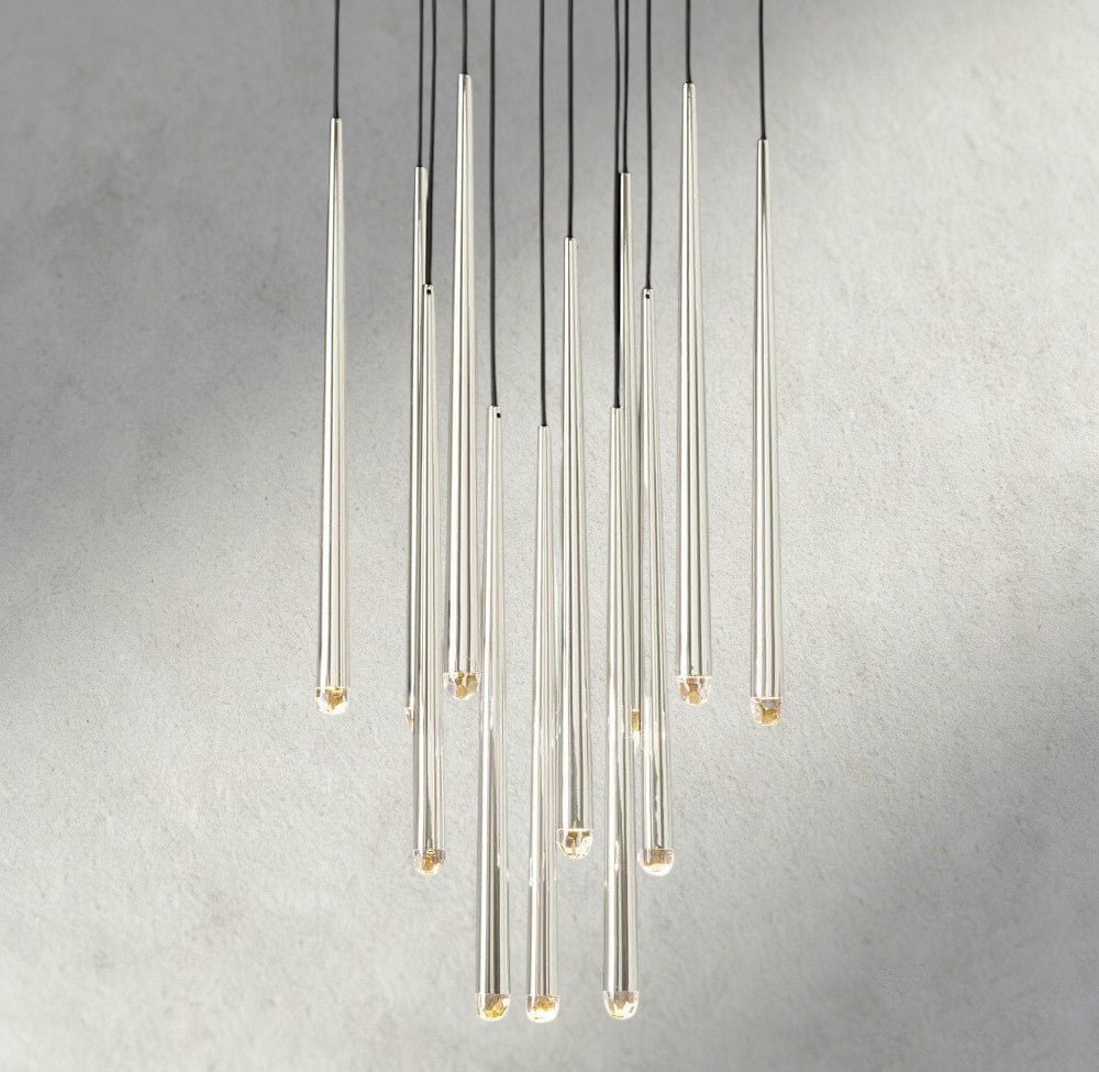 Aqaitaiva Round Chandelier 18", 24", 30", 48" - fovolighting
