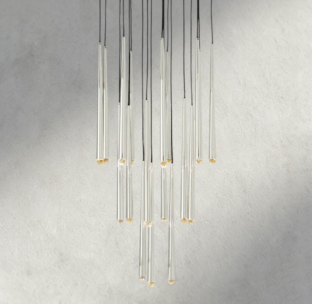 Aqaitaiva Round Chandelier 18", 24", 30", 48" - fovolighting