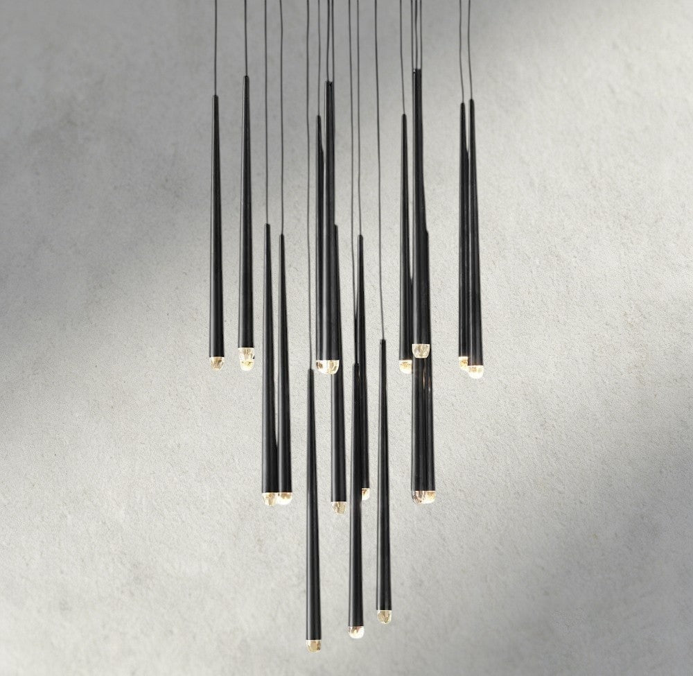 Aqaitaiva Round Chandelier 18", 24", 30", 48" - fovolighting