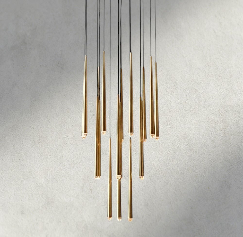Aqaitaiva Round Chandelier 18", 24", 30", 48" - fovolighting