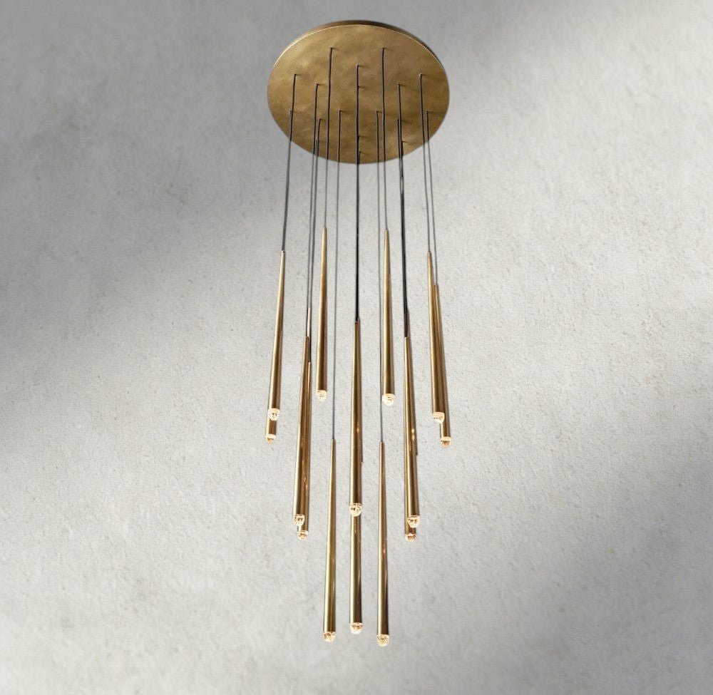 Aqaitaiva Round Chandelier 18", 24", 30", 48" - fovolighting