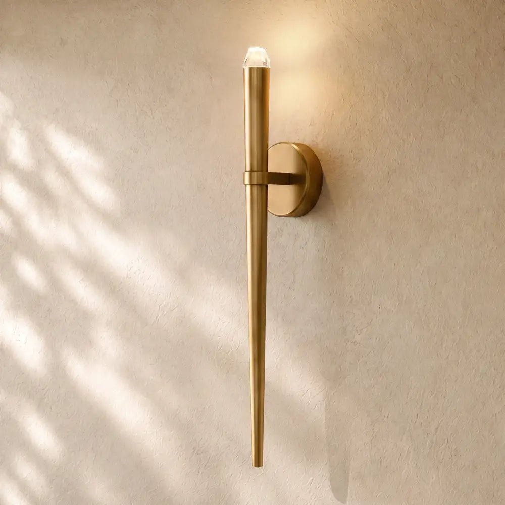 Aqaitaiva Torch Sconce - Brass