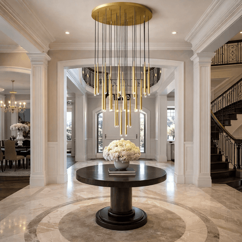 Aquitainede Round Chandelier - fovolighting