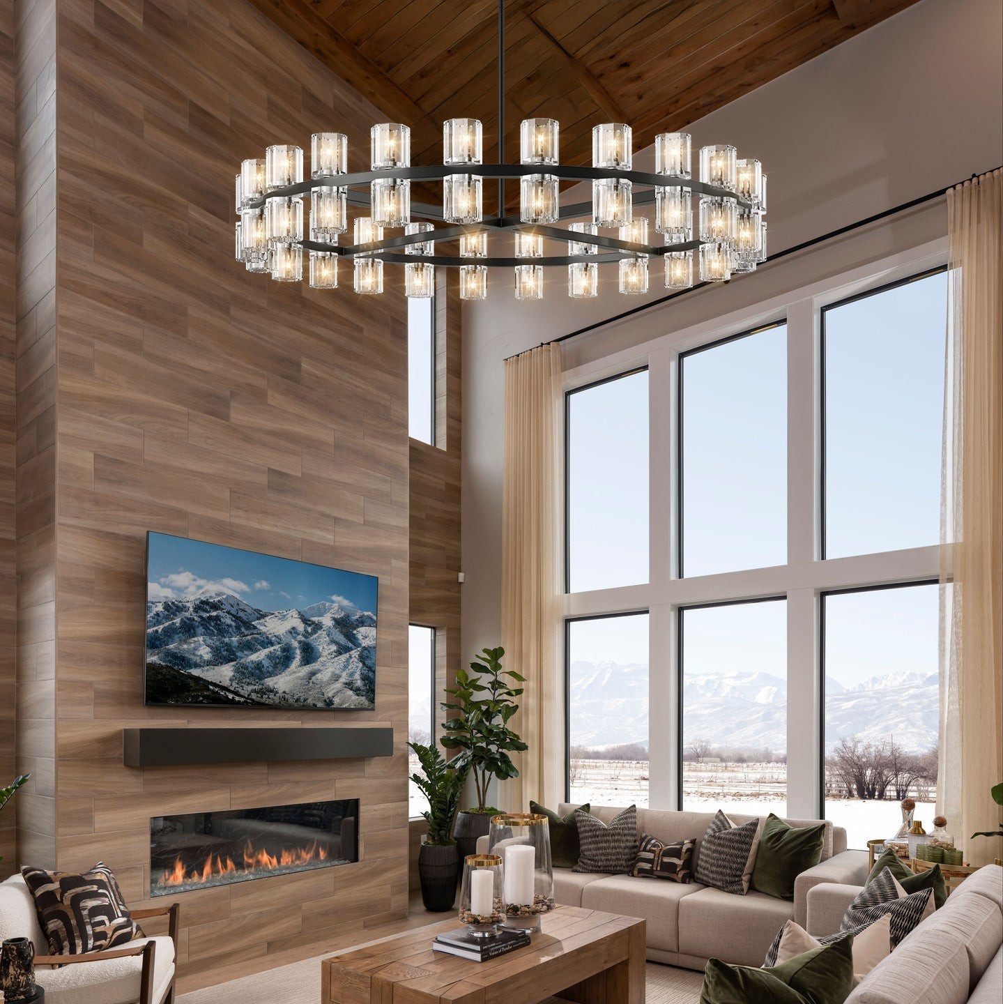Arcachoe Led Round Chandelier - fovolighting