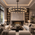 Arcachoe Led Round Chandelier - fovolighting