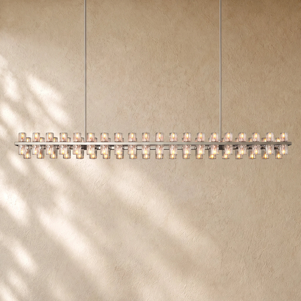 Arcacheno Crystal Rectangular Chandelier