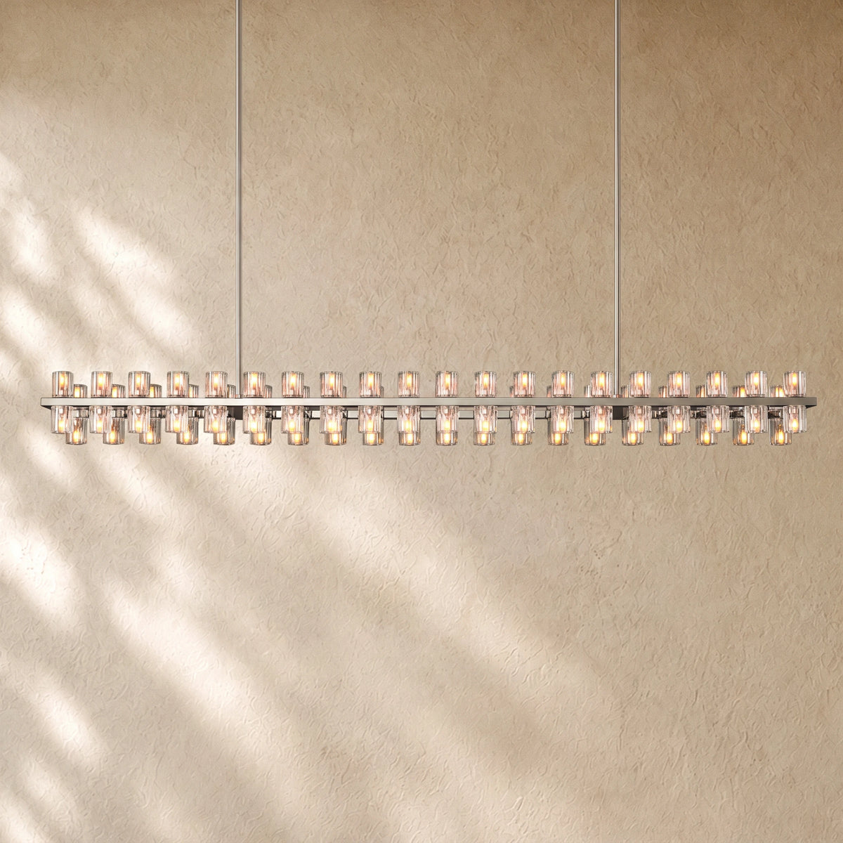 Arcacheno Crystal Rectangular Chandelier