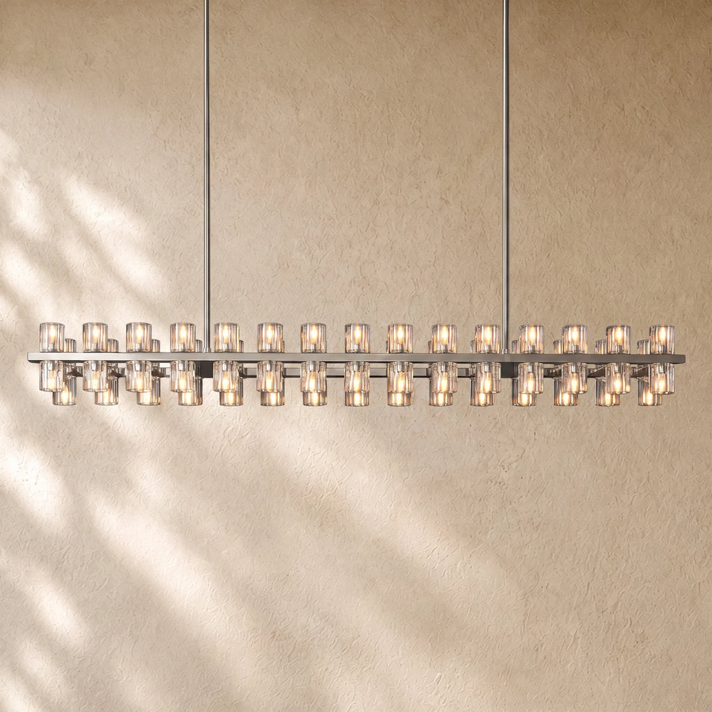 Arcacheno Crystal Rectangular Chandelier