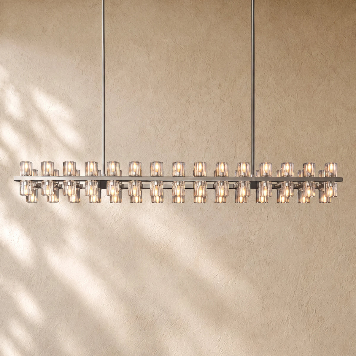 Arcacheno Crystal Rectangular Chandelier