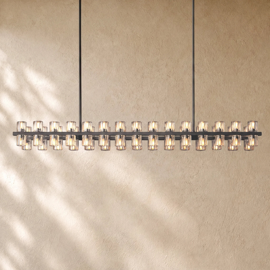 Arcacheno Crystal Rectangular Chandelier