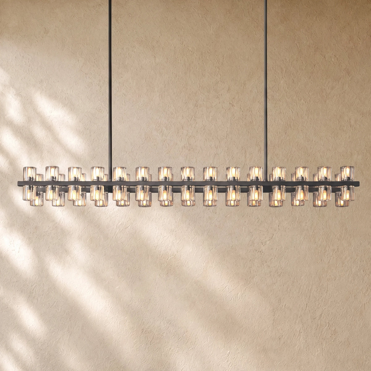 Arcacheno Crystal Rectangular Chandelier