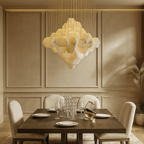 Arden Marble Pendant Chandelier - fovolighting