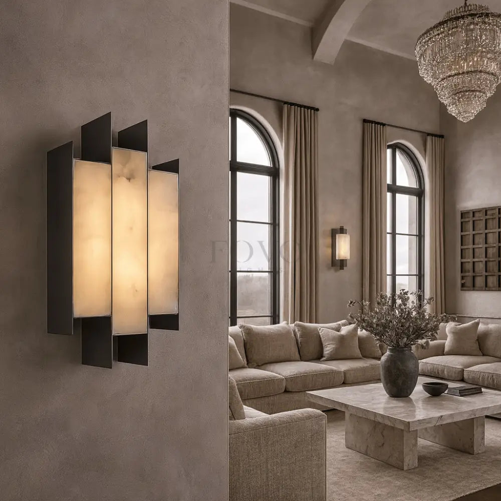 Arden Marble Sconce - fovolighting