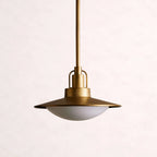 Argent Opal Glass Dome Pendant 14'' 24''D - fovolighting