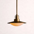 Argent Opal Glass Dome Pendant 14'' 24''D - fovolighting