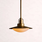 Argent Opal Glass Dome Pendant 14'' 24''D - fovolighting