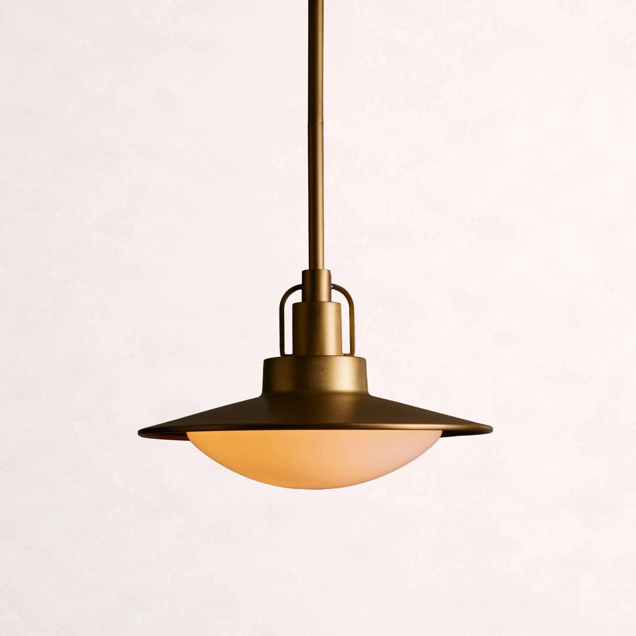Argent Opal Glass Dome Pendant 14'' 24''D - fovolighting