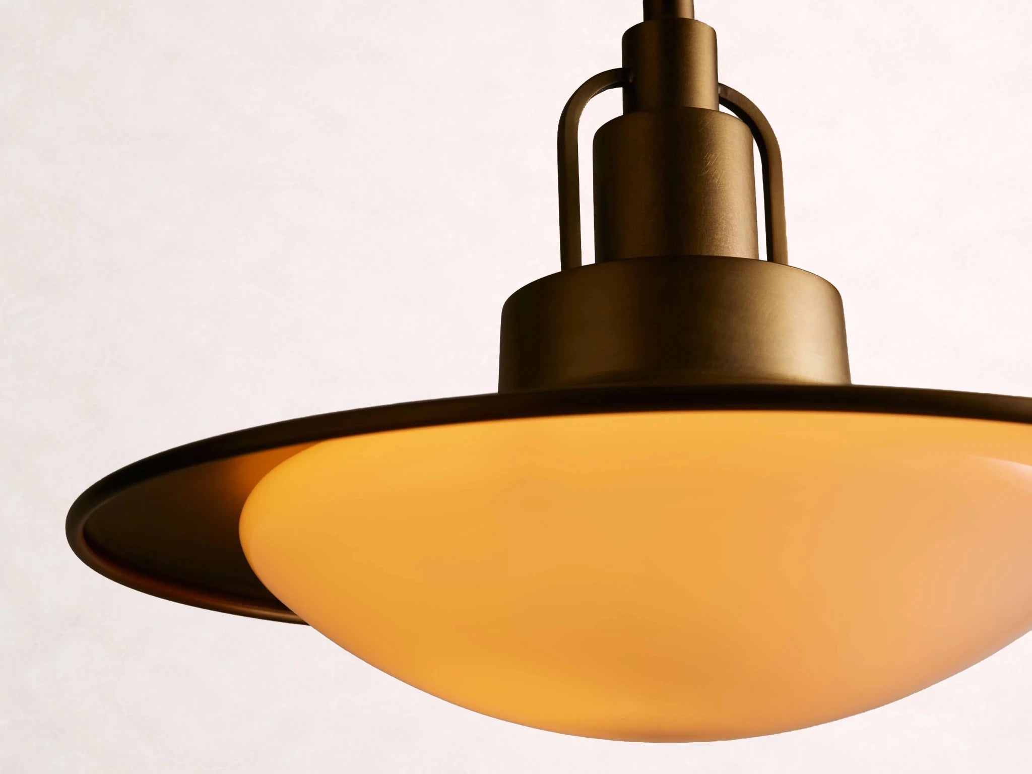 Argent Opal Glass Dome Pendant 14'' 24''D - fovolighting