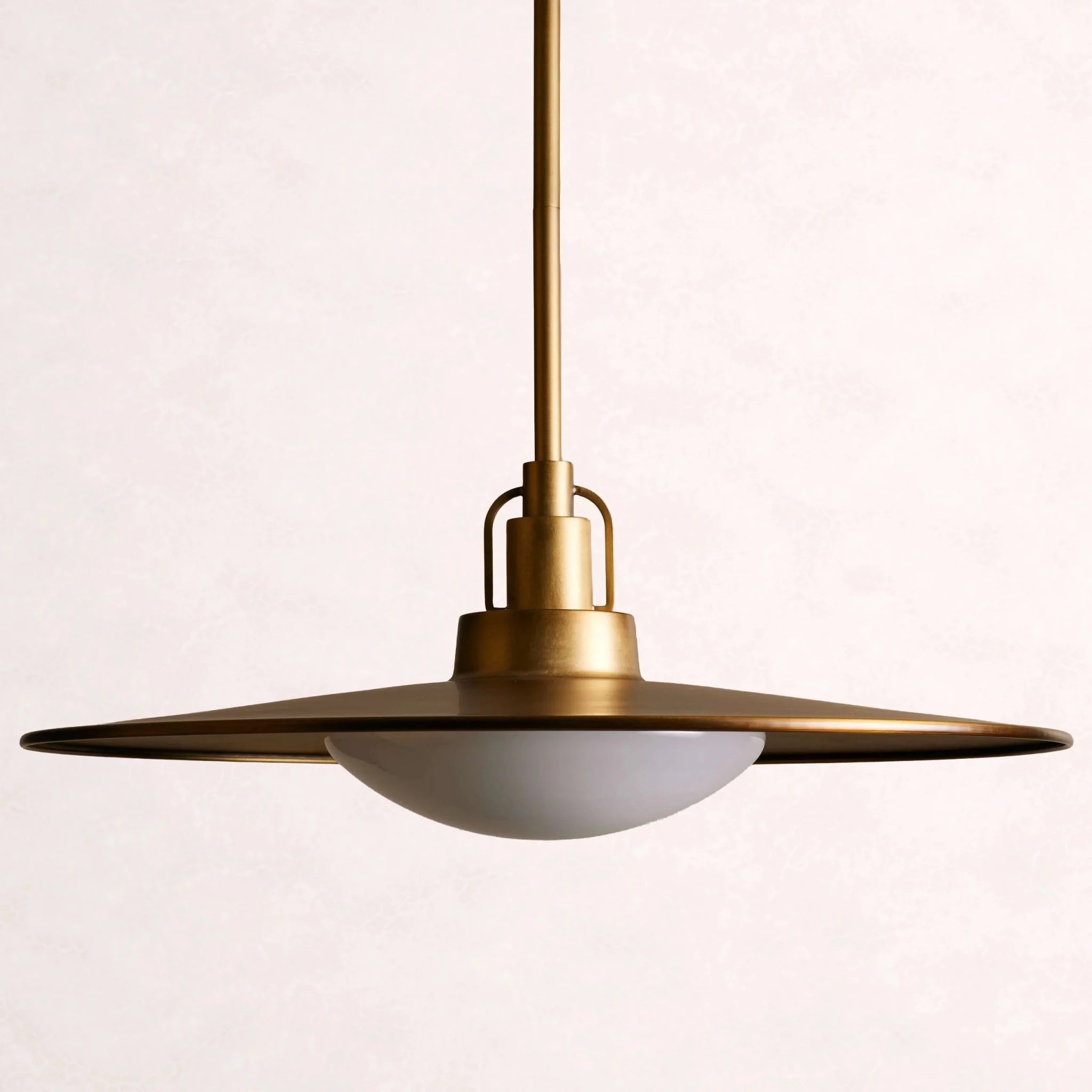 Argent Opal Glass Dome Pendant 14'' 24''D - fovolighting
