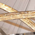 Argento Modern 6 - Tier Crystal Ring Chandelier - fovolighting