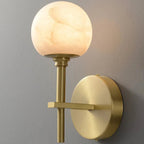 Aria Copper & Marble Wall Sconce - fovolighting