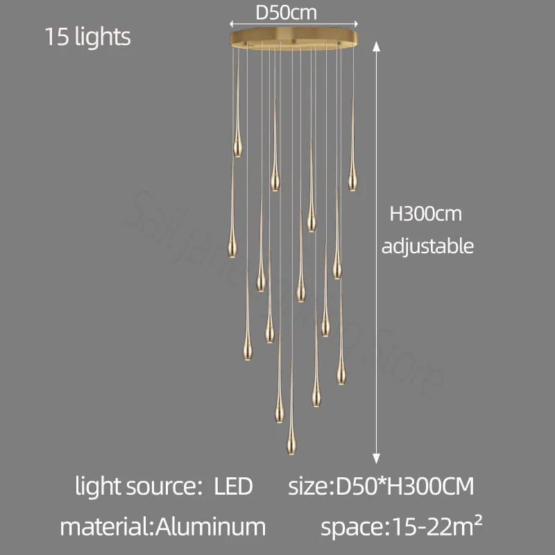 Ariano Multi Pendant Chandelier - fovolighting