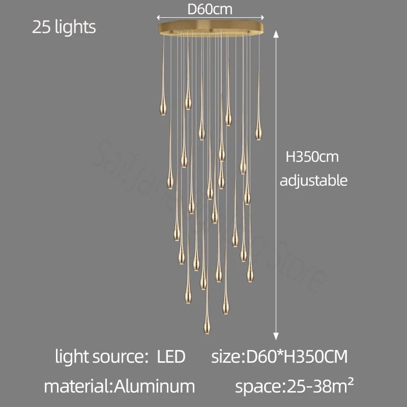 Ariano Multi Pendant Chandelier - fovolighting