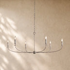Arnetty Round Chandelier - 6 Light / Silver
