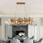 Asti Crystal Dining Room Chandelier - fovolighting