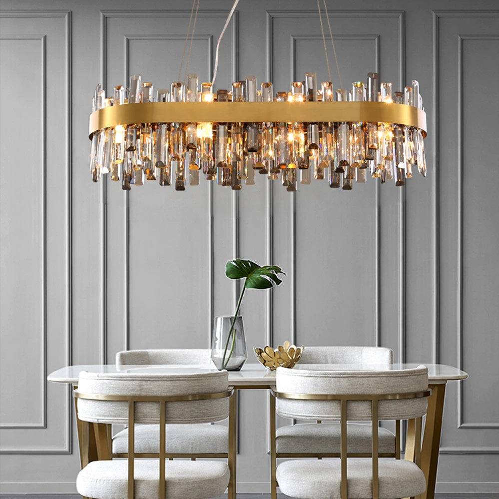 Asti Crystal Dining Room Chandelier - fovolighting