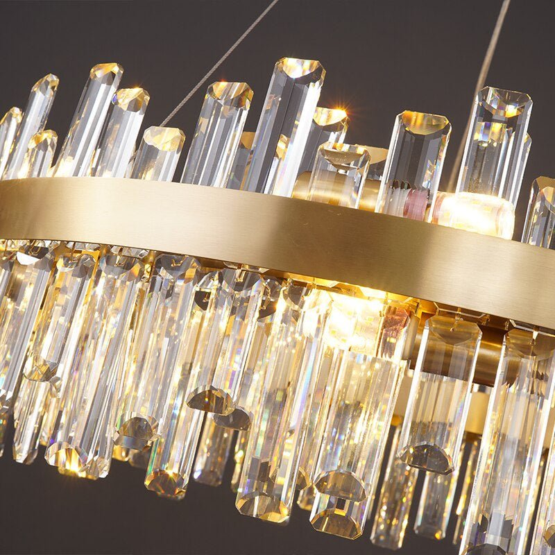Asti Crystal Modern Chandelier - fovolighting