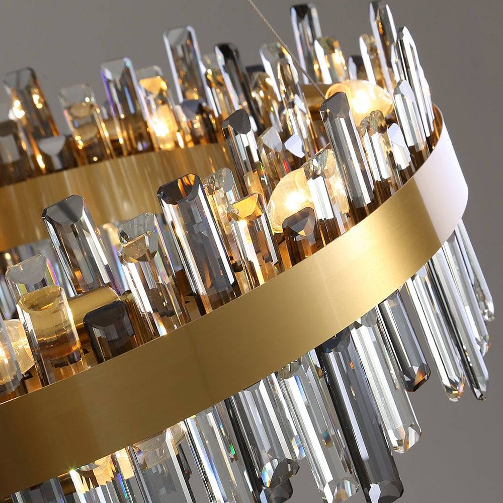 Asti Crystal Modern Chandelier - fovolighting