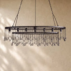 Aubray Oval Chandelier - Bronze