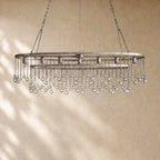 Aubray Oval Chandelier - Silver