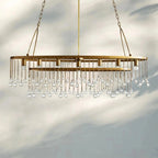 Aubrey 7 Light Oval Chandelier - fovolighting